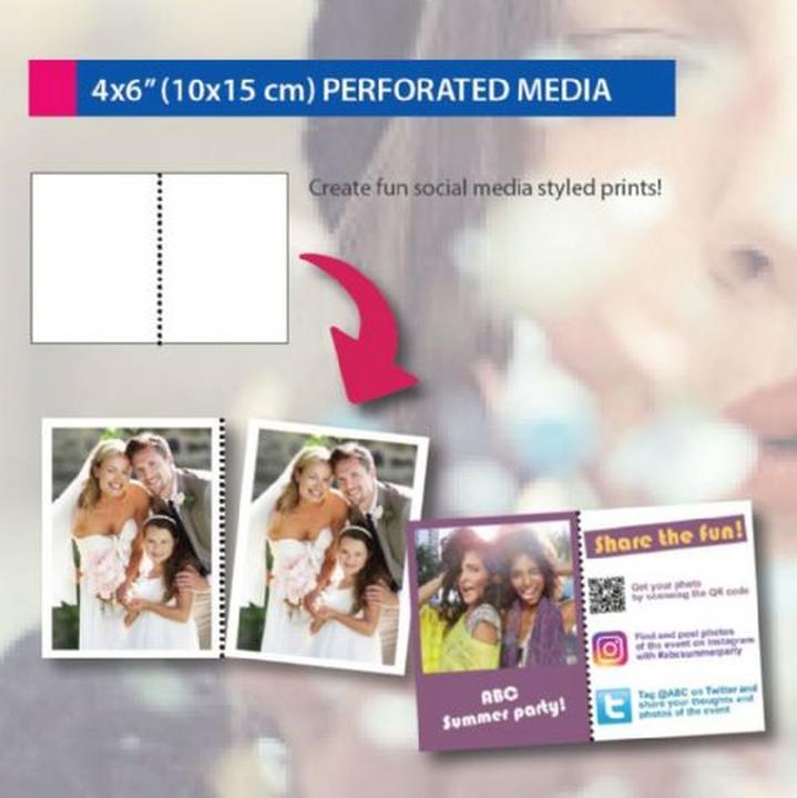 Image du produit DNP Papier DSRX1HS-4X6P 2 rouleaux de 700 feuilles 10x15 perforées pour DS-RX1HS (10 x 15 cm, 700 x)