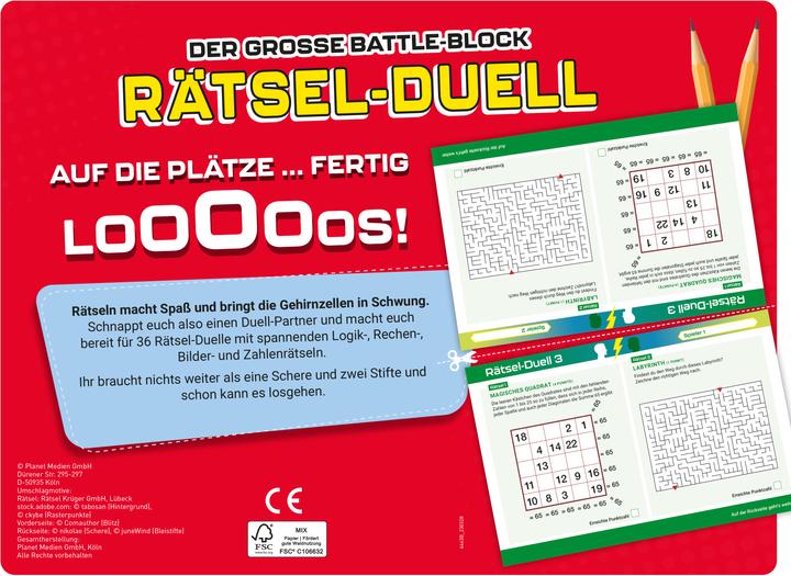 Immagine prodotto Il grande duello di puzzle a blocchi di battaglia (Tedesco)