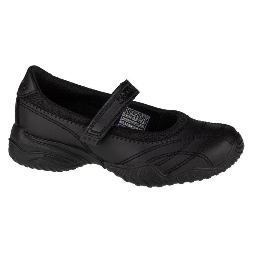 Skechers, Jungen, Sneakers, Velocity-Pouty Junior Schuhe, Schwarz, (32)