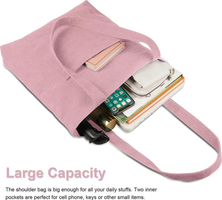 Produktbild Only-Bags.Store Kordeltasche Umhängetasche mit Reissverschluss, Umhängetaschen Handtasche Shopper Tasche