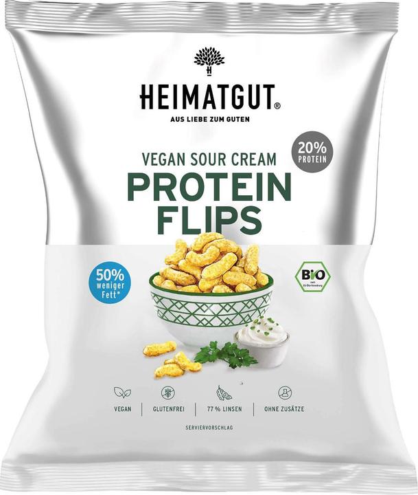 Actual product image Heimatgut Protein Flips Sour Cream Style Organic (75 g)