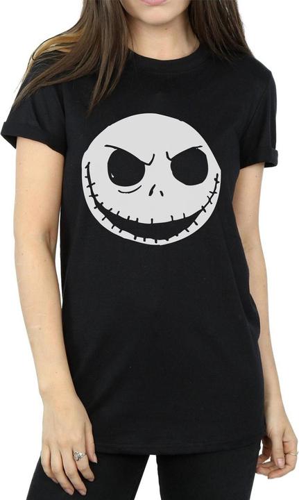 Produktbild Dick Smith Womens/Ladies Jack Skellington Cotton Boyfriend T-Shirt (S)