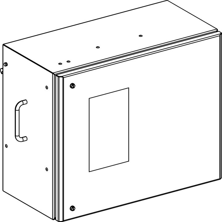 Actual product image Schneider KS Outlet box, 250A, empty, for 4p. Compact NSX with motorised drive KSB250DB412