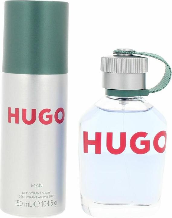 Actual product image Hugo Boss Hugo Man Eau De Toilette 75ml And Deodorant Spray 150ml (Eau de toilette, 225 ml)