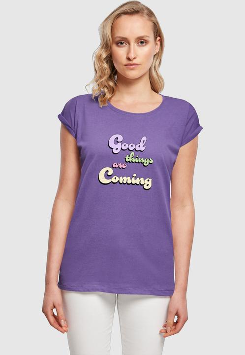 Produktbild Merchcode Ladies Good Things Extended Shoulder Tee - 112623 (M)