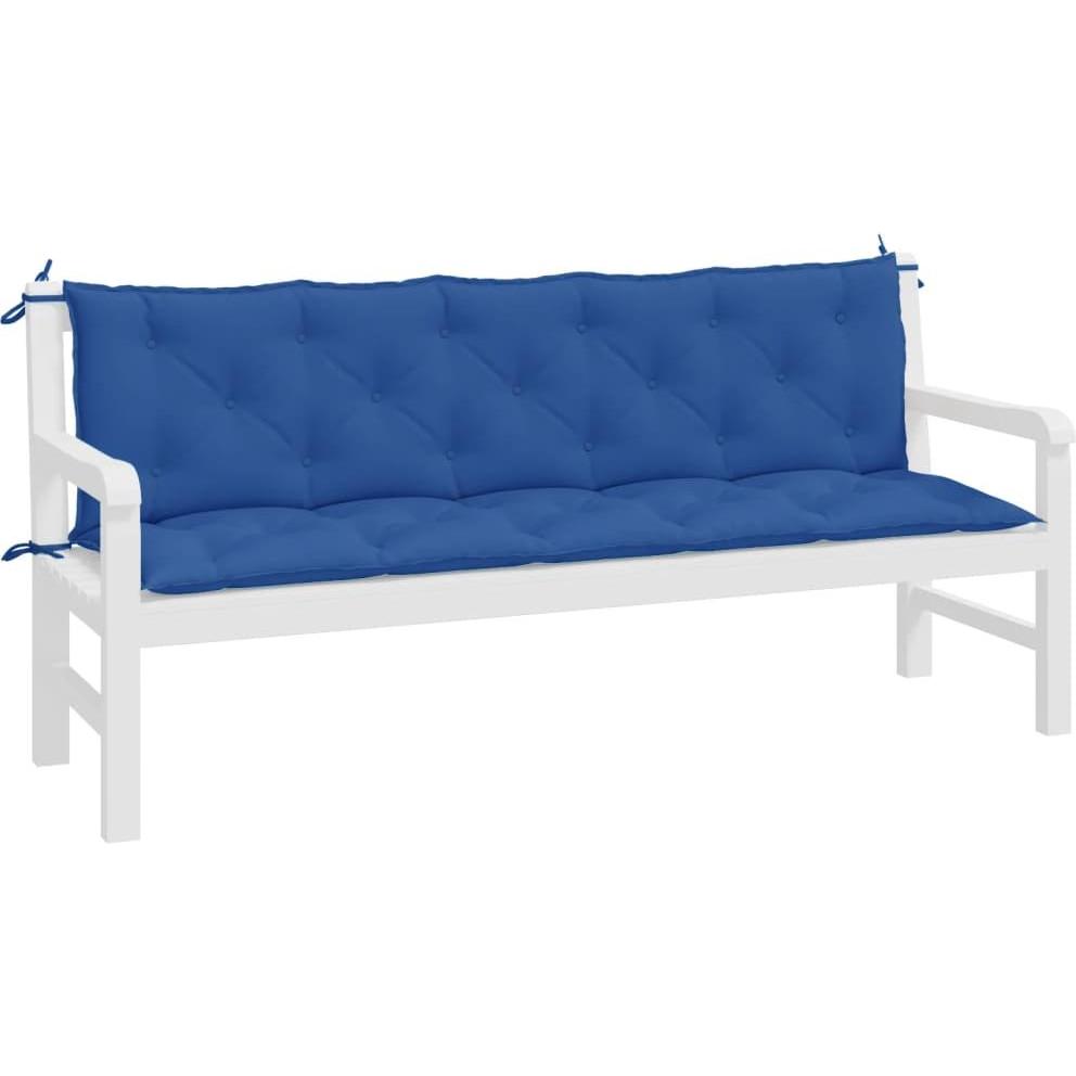 VidaXL, Sitzkissen, Gartenbank-Auflagen 2 Stk. O x ford-Gewebe (180 x 50 x 7 cm)