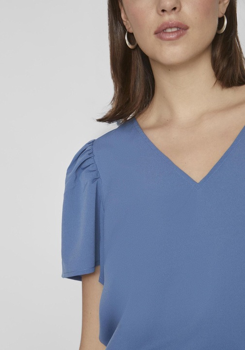 Actual product image Vila Short sleeve top with V-neck (40)