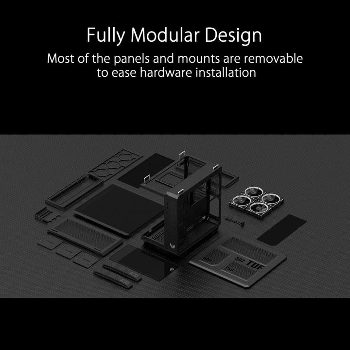Produktbild ASUS TUF Gaming GT502 Horizon TG ARGB (ATX, mATX, Mini-ITX)