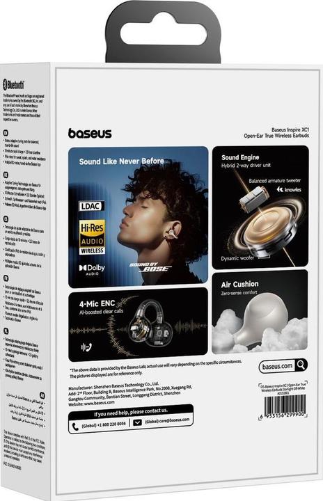 Image du produit Baseus Inspire XC1 (DNC, 40 h, Sans fil)