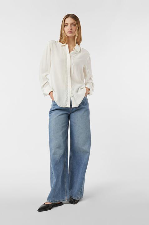 Immagine prodotto Comma Bluse Elegante Viskose-Bluse mit Biesen und verdeckter Knopfleiste (42)