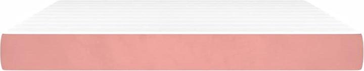 Image du produit vidaXL Taschenfederkernmatratze Rosa Samt (160 x 220 cm, Noyau de printemps)