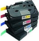 Actual product image Brother TZe-SE4 (1.80 cm, White, Black)