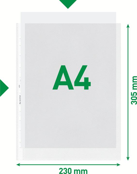 Image du produit Leitz Pochettes pour prospectus (A4, 100 x)