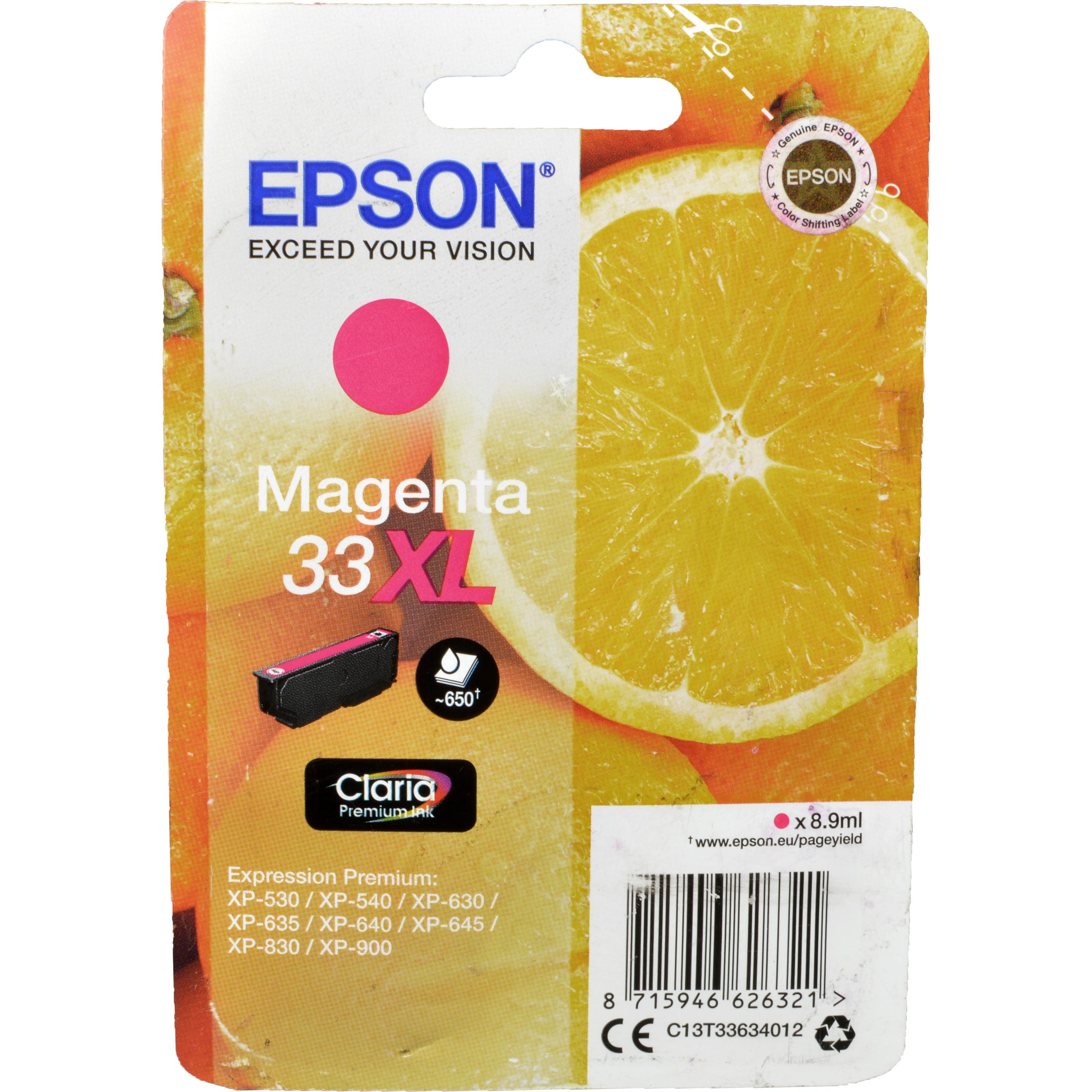 Epson, Druckerpatrone, 33XL Claria Premium (M)