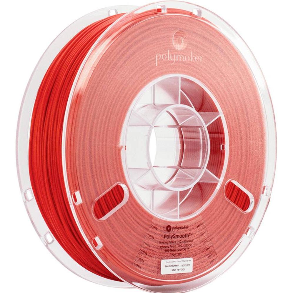 Polymaker PJ01004 PolySmooth Filament polierbar 1.75 mm 750 g Coral Red 1 St. (PVB, 1.75 mm, 750 g, Rot), 3D Filament, R...