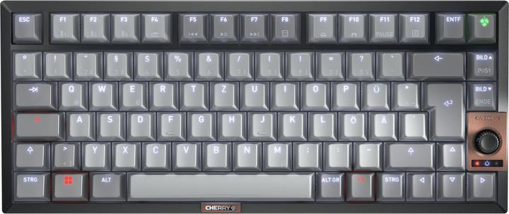 Actual product image CHERRY TAS Keyboard wireless MX 2A brown (DE, Wireless, Cable)