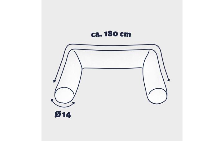 Image du produit Julius Zöllner Nestschlange Jersey uni red earth 180