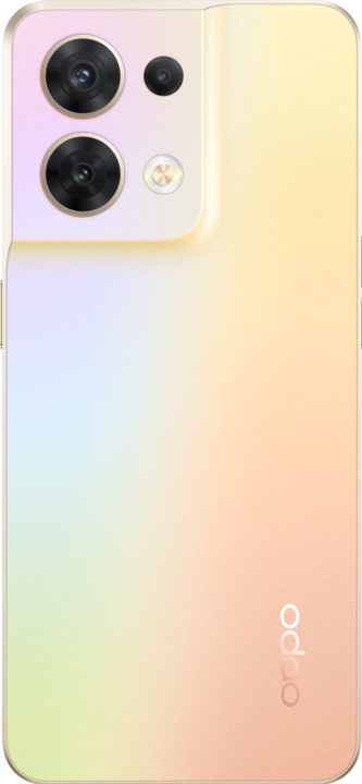 Image du produit OPPO Reno 8 (256 Go, Shimmer Gold, 6.43", Double SIM, 50 Mpx, 5G)