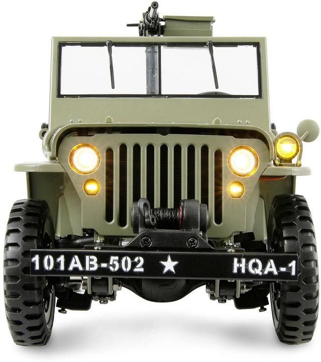 Image du produit Amewi Jeep Willys MB Scale Crawler 4WD 1:14 RTR grün (RTR Prêt à fonctionner)