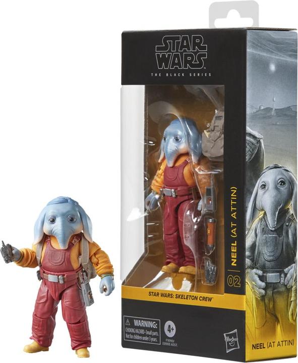 Actual product image Hasbro Star Wars The Black Series Neel (At Attin) Skeleton Crew 15-cm Action Figure