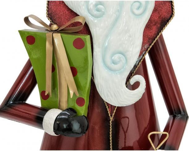 Productafbeelding Europalms Kerstman, metaal, 150cm, rood