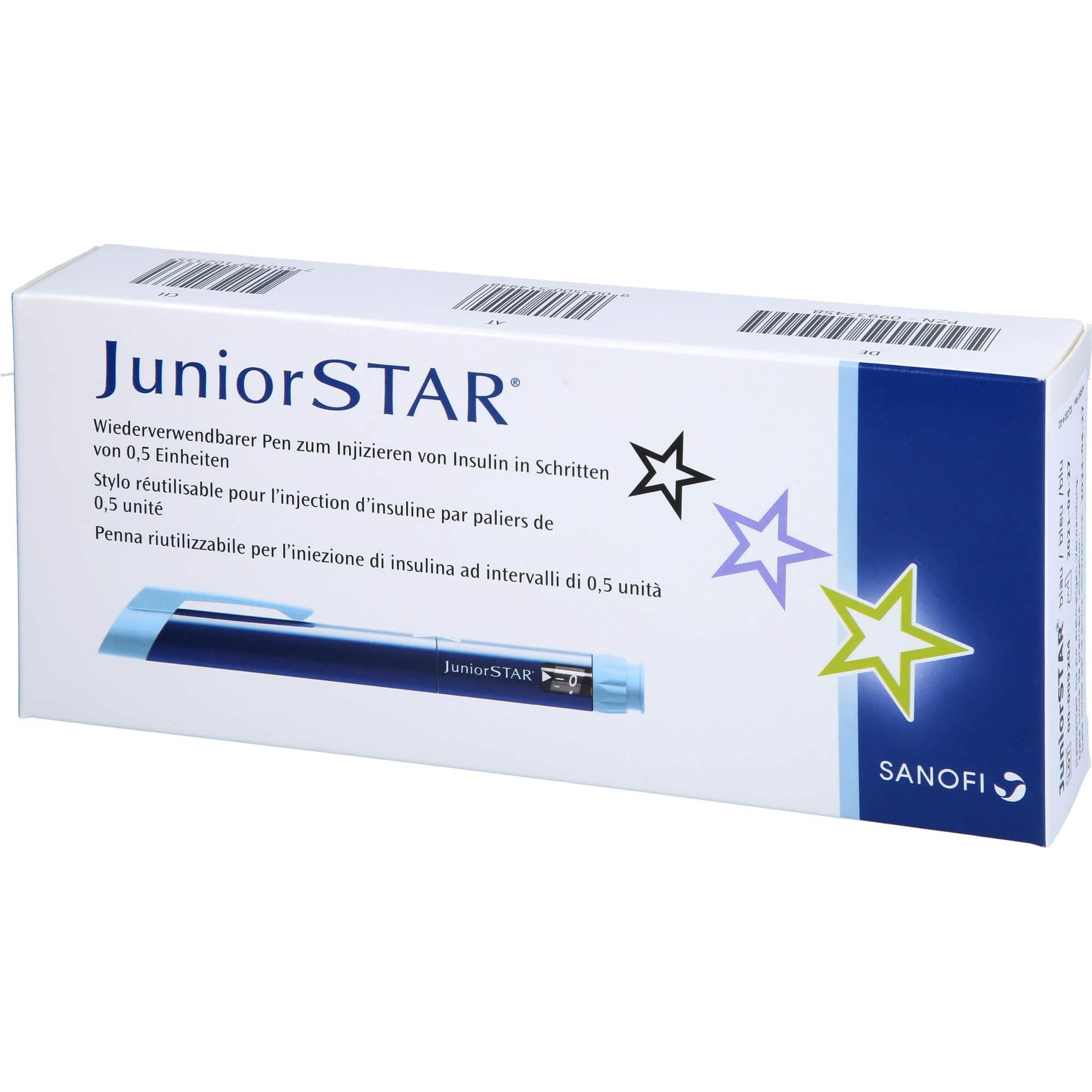 Thumbnail - Sanofi-Aventis Deutschland GmbH, Praxisbedarf, JuniorStar blau Injektionsgerät, 1 St