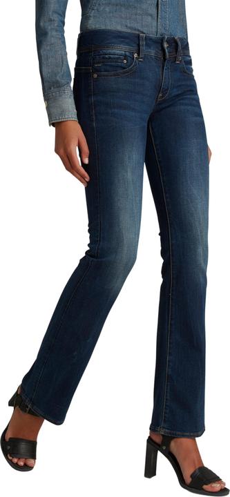 Produktbild G-Star Midge Saddle Mid Bootleg Jeans neutro dk aged (34)