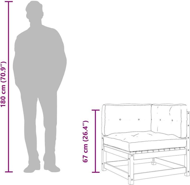 Produktbild vidaXL 3-Sitzer-Sofa (3-Sitzer)