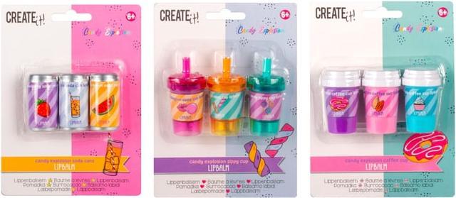 Actual product image Create It! Candy Lip Balm, 3 pcs.