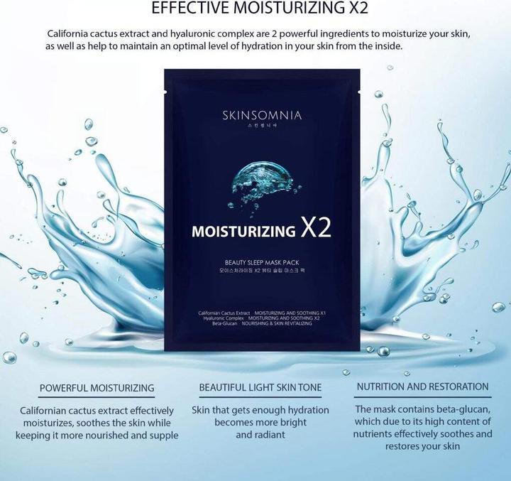 Produktbild Skinsomnia Moisturizing X2 Beauty Sleep Mask Pack (28 ml)