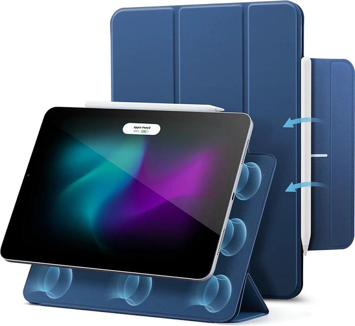 Immagine prodotto ESR - Rebound Magnetic - iPad Pro 12.9 (2020/2021/2022) / Air 13 (2024) / Air 13 (2025) - Navy Blue (Apple iPad Pro 12.9 2020, Apple iPad Pro 12.9 2021, Apple iPad Pro 12.9 2022)