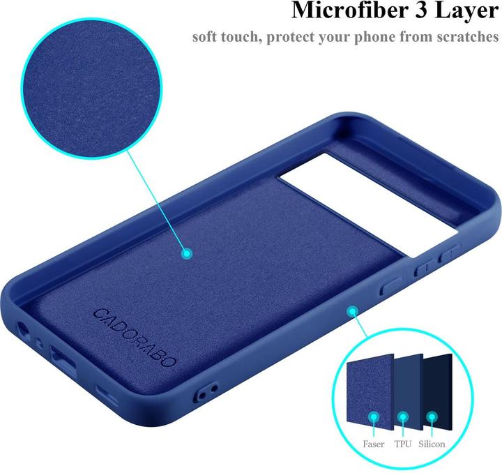 Actual product image Cadorabo Case for Google PIXEL 8 Pro TPU in liquid protection silicone design (Google Pixel 8 Pro)