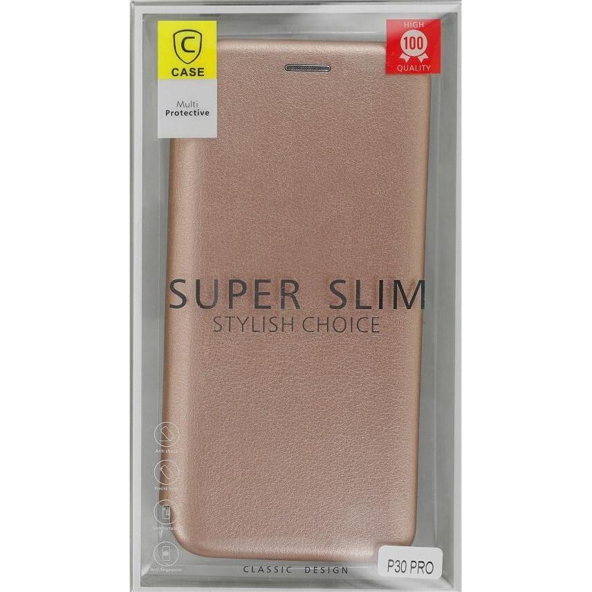 Thumbnail - OEM Huawei Flip Cover für P30 Pro rose gold (Huawei P30 Pro), Smartphone Hülle, Rosa