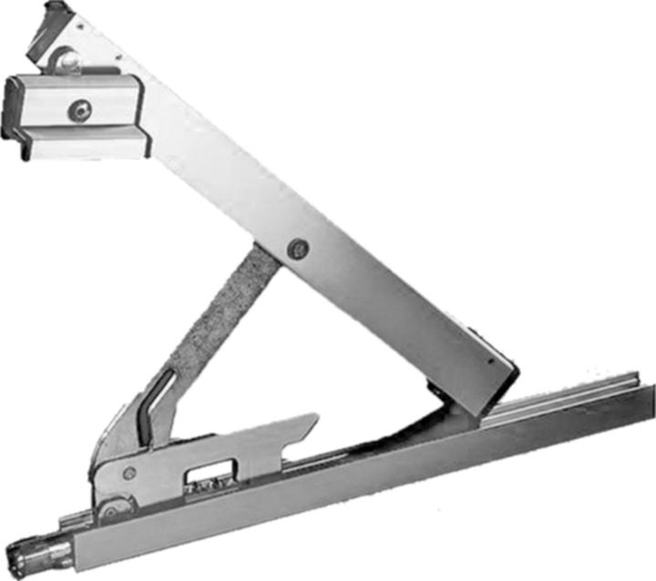 Productafbeelding Geze OL90N zonder raambeugel met schaarlager en stanggeleider, wit