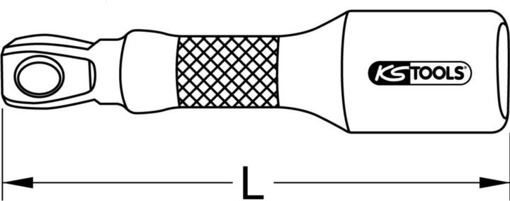 Actual product image KS Tools 3/8" tilt extension
