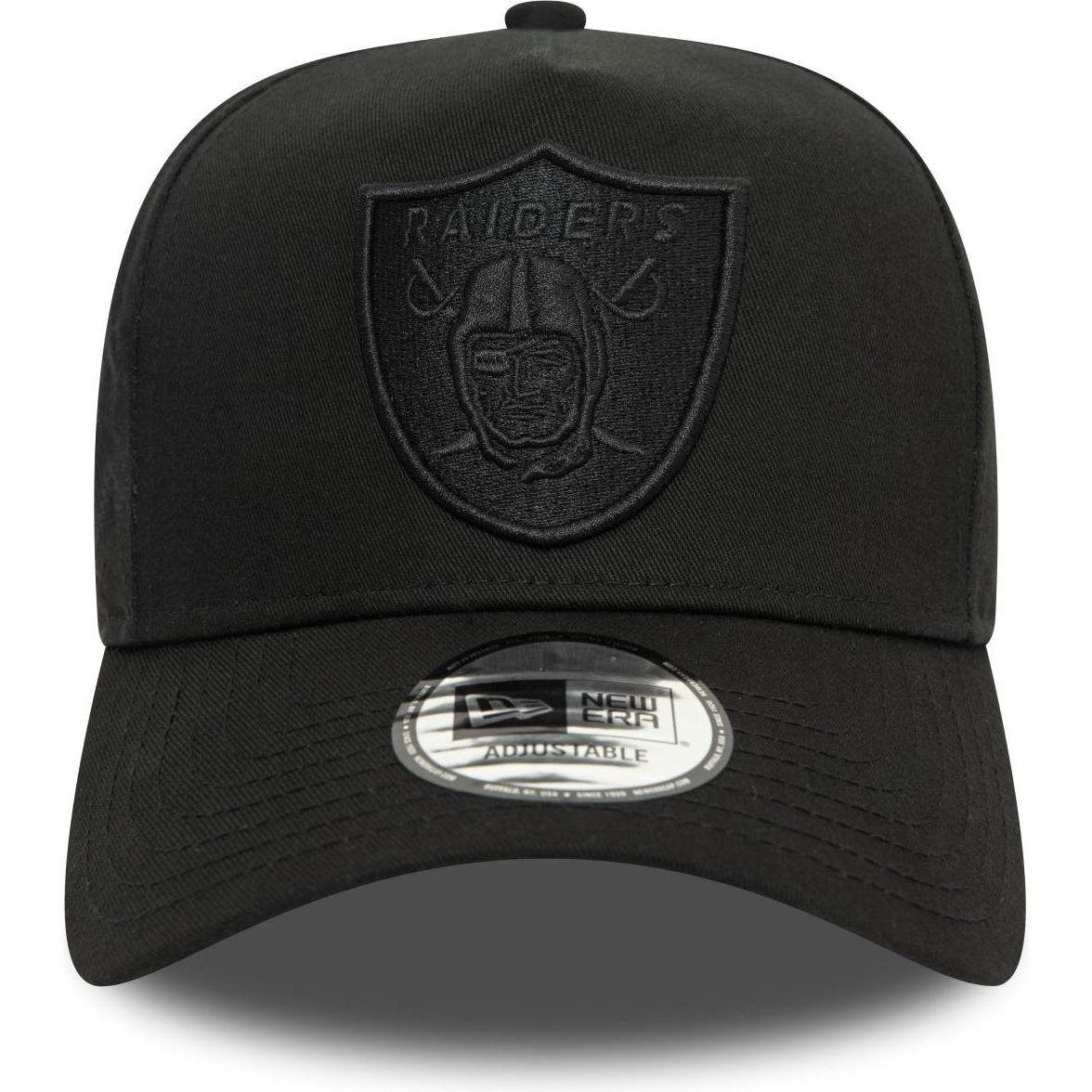 Thumbnail - New Era, Herren, Cap, E-Frame Snapback Cap - Mono Las Vegas Raiders, Schwarz, (One Size)