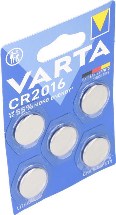 Produktbild Varta Electronics (5 Stk., CR2016, 87 mAh)