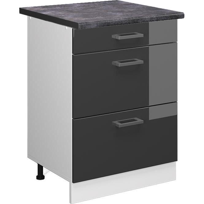 Vicco, Regal, Küchenunterschrank R-Line (60 x 60 x 81.5 cm)