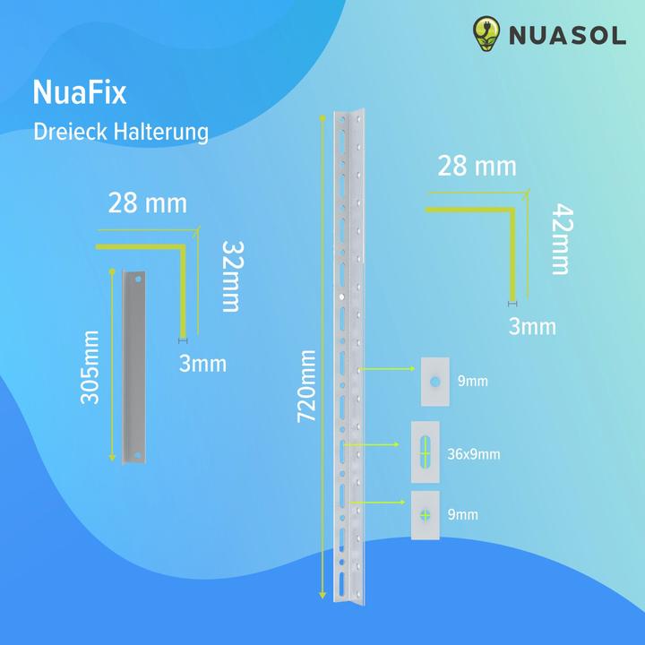 Produktbild Nuasol Verstellbare Halterung (Solaranlage Montagematerial)