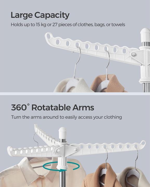 Actual product image Songmics Coat rack