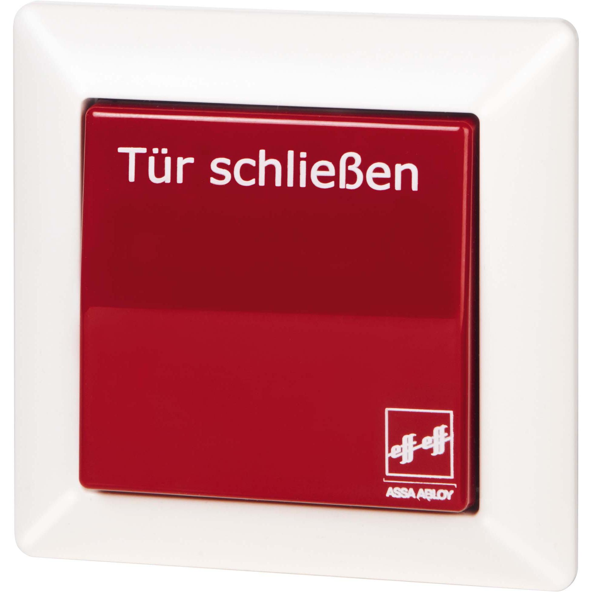 effeff, Türöffner + Türschliesser, Auslösetaster (Zimmertür, Holztür, Balkontür, Indoor)