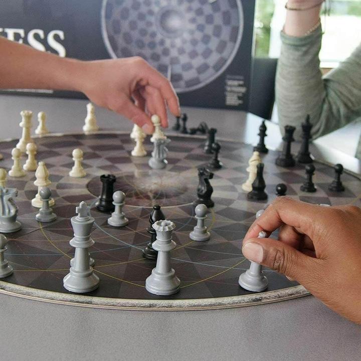 Produktbild TOP Schach für Drei - Rundes Schachbrett
