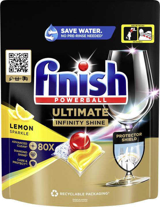 Produktbild Finish Ultimate Infinity Shine Lemon (Tabletten, 80 x)