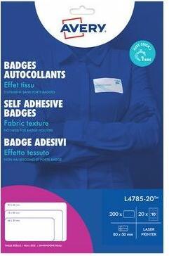 Actual product image Avery Name labels