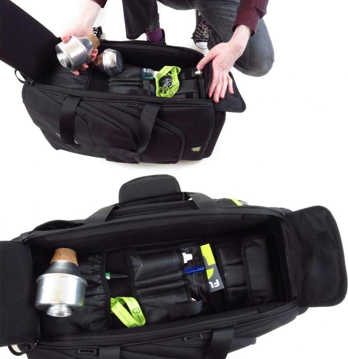Immagine prodotto Fusion UB-04-B Borsa tripla per tromba Urban - Blu/Nero (Trombetta, Flugelhorn, Cornetto)