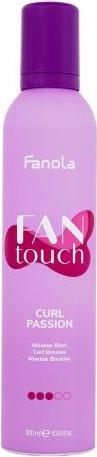 Fanola FanTouch Curl Passion Curly Hair Mousse to Discipline and Define Natural or Permed Curls 300ml (300 ml, Curling mousse)