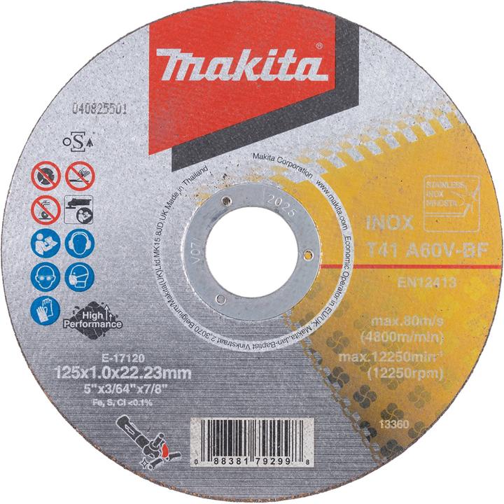 Produktbild Makita Trennscheibe INOX 125 mm