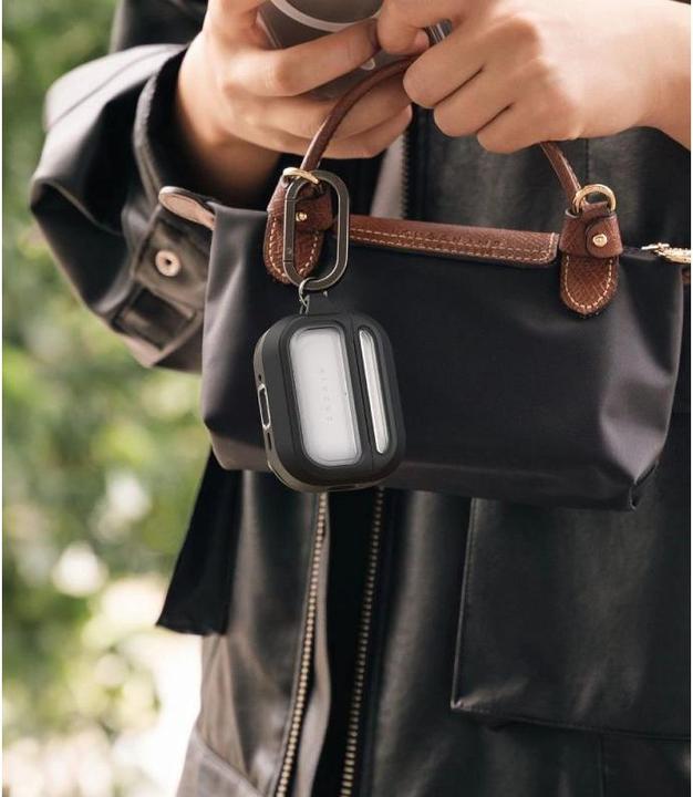 Actual product image Ringke Ux Magnetisch Magsafe Apple Airpods Pro 3 Schwarz/Klar (Headphone sleeve)