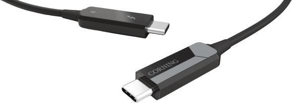 Actual product image Corning Thunderbolt 3 Optical Cable (10m)