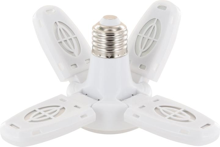 Actual product image Schwaiger LED 360* Garage/workshop light 5 panels (E27, 1x)